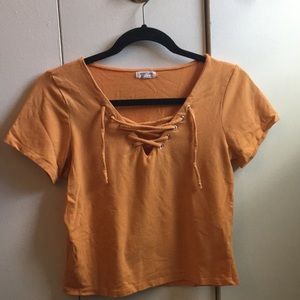 Joyce Leslie Tie Up Short Sleeve